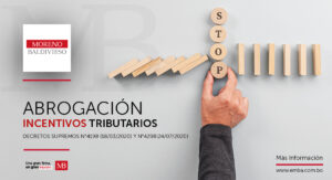 ABROGACIÓN INCENTIVOS TRIBUTARIOS – Diciembre 2020