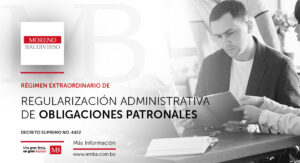 REGIMEN EXTRAORDINARIO DE REGULARIZACION ADMINISTRATIVA DE OBLIGACIONES PATRONALES