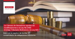 MODIFICACIONES A LA LEY Nro. 2492 – CTB E INCORPORACIONES A LA LEY Nro. 843