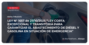 LEY N° 1657 De 27/10/2025 “LEY CORTA EXCEPCIONAL Y TRANSITORIA PARA GARANTIZAR EL ABASTECIMIENTO DE DIÉSEL Y GASOLINA EN SITUACIÓN DE EMERGENCIA”