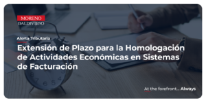 Extensión De Plazo Para La Homologación De Actividades Económicas En Sistemas De Facturación