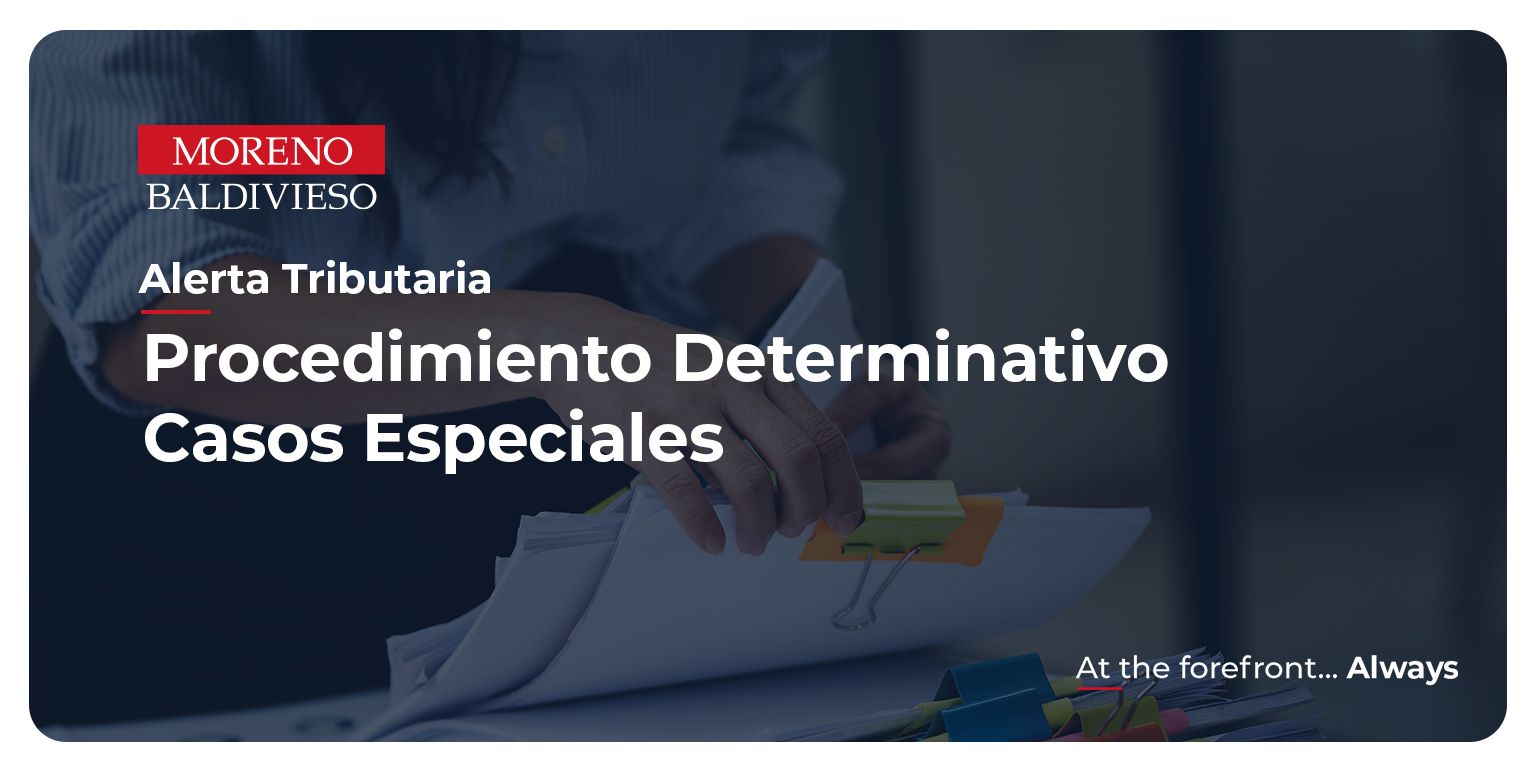 Procedimiento Determinativo Casos Especiales