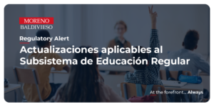 Actualizaciones Aplicables Al Subsistema De Educación Regular