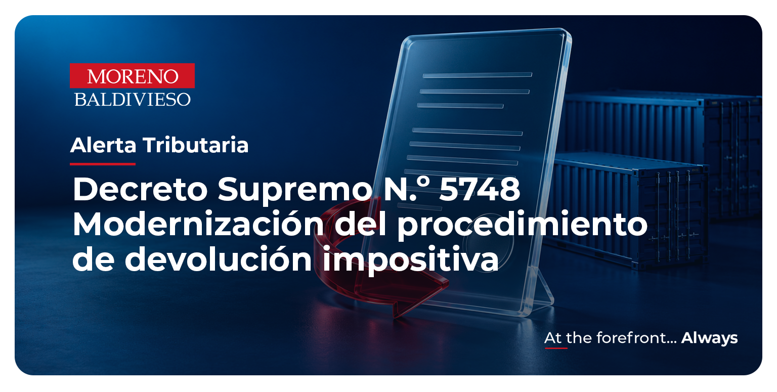 Supremo N.º 5748: Modernización del procedimiento de devolución impositiva.